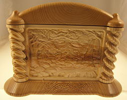 Rechtes Seitenrelief Wasserfall